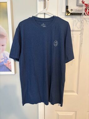 2026 Masters Navy Badge Short Sleeve Logo Tee